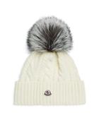 Moncler Real Fur Wool & Cashmere Beanie