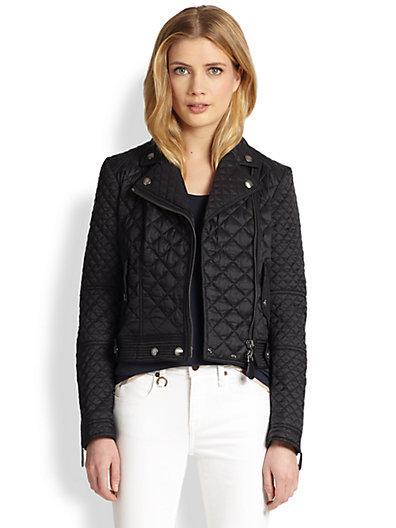Burberry Brit Oakcliffe Quilted Moto Jacket