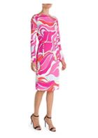 Emilio Pucci Marilyn Print Jersey Belted Dress