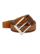 Saks Fifth Avenue Collection By Magnanni Leather Buckle Belt