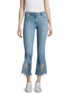 3x1 Freja Cutout Cropped Flared Jeans