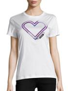 Carven Cotton Heart Graphic Tee