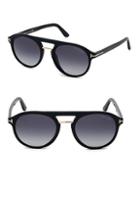 Tom Ford Ivan 54mm Round Sunglasses