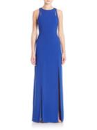 Halston Heritage Back Cutout Gown