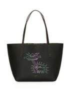 Coach Coach X Keith Haring Ufo Dog Leather Market Tote