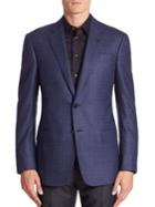 Giorgio Armani Virgin Wool Long Sleeve Jacket