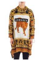 Versace Leopard Graphic Anorak Pullover