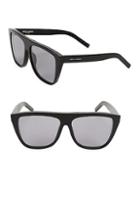 Saint Laurent 59mm New Wave Rectangular Sunglasses