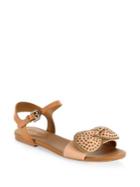 See By Chloe Clara Bow Leather Flat Sandals