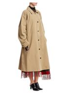 Vetements Scarf Cotton Trench Coat