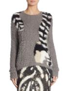 Max Mara Furetto Zebra Printed Sweater