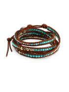 Chan Luu Turquoise Mix Wrap Bracelet