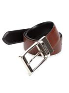 Canali Reversible Saffiano Leather Belt