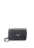 Balenciaga Quiled Leather Box Crossbody Bag