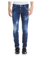 Dsquared2 Slim-fit Pink Spray Wash Jeans