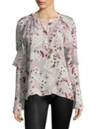 Parker Dixie Silk Floral Blouse