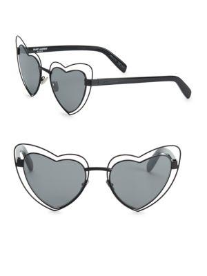 Saint Laurent Sl 197 57mm Lou Lou Heart-shaped Sunglasses