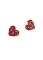 Kate Spade New York Pave Heart & 14k Yellow Goldplated Stud Earrings