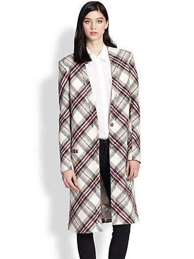Laveer Plaid Coat