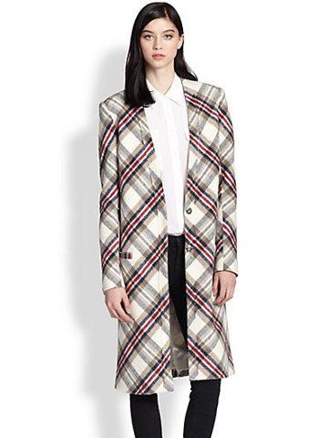 Laveer Plaid Coat