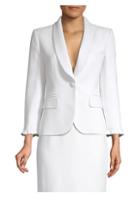 Michael Kors Collection Ruffle One Button Jacket