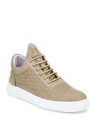 Filling Pieces Quilted Calf Leather Sneakers