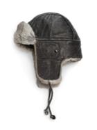 Crown Cap Vintage Leather Aviator Hat