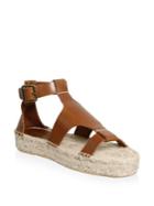 Soludos Banded Shield Leather Espadrilles