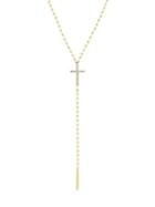Lana Jewelry Flawless Diamond & 14k Yellow Gold Crossary Lariat Necklace