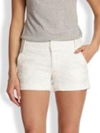 Alice And Olivia Caddy Textured Shorts