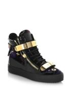 Giuseppe Zanotti Embroidered High-top Sneakers