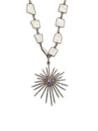 Nina Gilin Diamond, Tanzanite & Moonstone Pendant Necklace