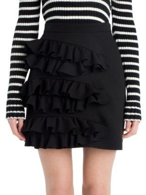 Msgm Ruffle Mini Skirt