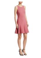 Elizabeth And James Seamed Fit-and-flare Dress