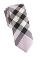 Burberry Exploded Check Mulberry Silk Tie