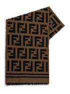 Fendi Logo Print Scarf
