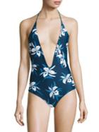 Mikoh Swimwear Hinano One-piece Floral-print Swimsuit