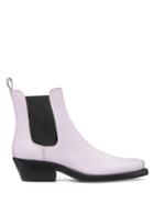 Calvin Klein 205w39nyc Western Claire Leather Chelsea Boots