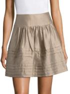 Giorgio Armani Silk Taffeta Skirt