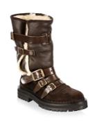 Burberry Fitzgerald Shearling Weather Boot