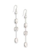 Ippolita 925 Classico Pebble & Chain Linear Earrings