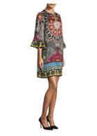 Etro Paisley Ruffle-sleeve Dress