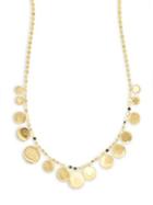 Lana Jewelry 14k Yellow Gold Disc Frontal Necklace