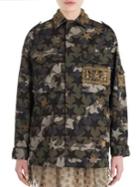 Valentino Camouflage Printed Jacket