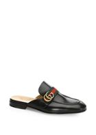 Gucci Princetown Leather Slipper With Double G