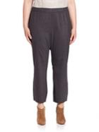 Eileen Fisher, Plus Size Straight-leg Ankle Pants