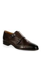 Boss Kensington Leather Double Monk-strap Shoes