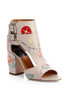 Laurence Dacade Rush Herbarium Floral Leather Sandals