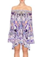 Camilla Chinese Whispers Still Life Silk A-line Dress