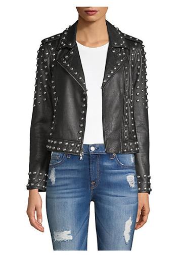 L'agence Perfecto Studded Leather Jacket